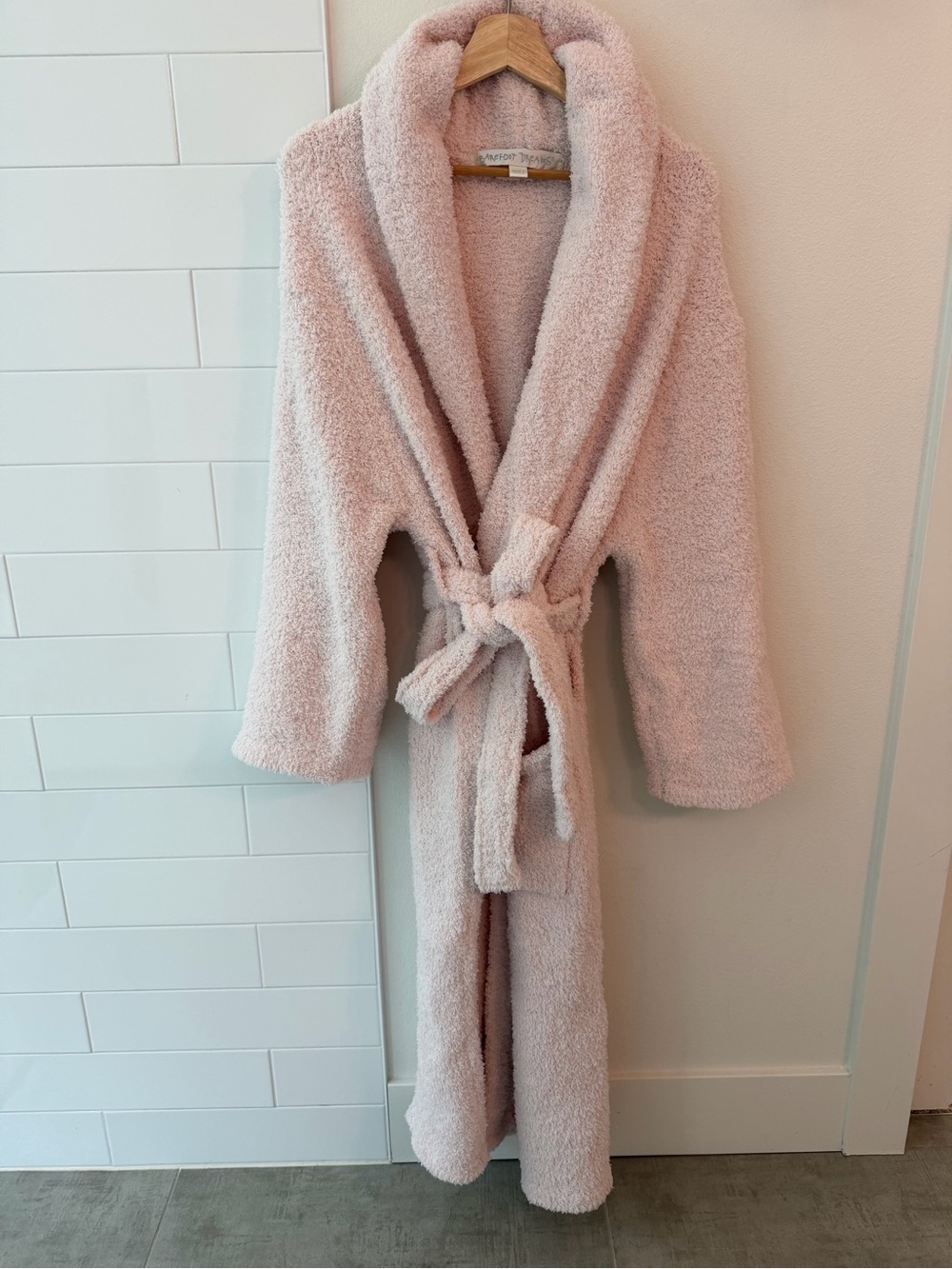 Barefoot Dreams CozyChic Robe in Blush Pink
